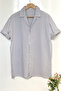 Cotton Textured Summer Short-Sleeved Men's Shirt - 2