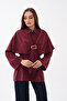 -Double Tunic with Cape Buckle Fastening at the Waist, Modal Woven Fabric - 3