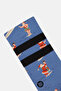 Socks Surfing Santa Crew Blue - 3