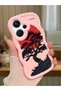 Redmi Note 13 Pro Plus 5g Compatible Case Camera Protector Pink Silicone Couple Phone Case Tree Pattern