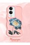 Vivo Y29S Compatible Case Camera Protector Pink Silicone Couple Phone Case Floral Pattern - 2