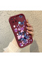 Realme C21Y/C25Y Compatible Case Camera Protector Claret Red Silicone Couple Phone Case Butterfly Pattern - 2