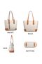 Women Fashion Handbags Wallet Tote Bag Shoulder Bag Satchel Purse Top Handle Set | Fashion - 4