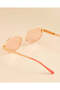 Girls Pink Round Sunglasses - 3