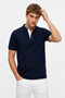 Men's Polo Neck T-Shirt 100% Cotton Regular Fit Premium Short Sleeve - 2