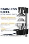 Heavy Duty Manual Hand Juicer – Alloy Body Citrus Fruit Juicer with Stainless Steel Strainer, Professional Lemon & Orange Juice Press - 6