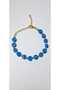 Dark Blue Evil Eye Beaded Adjustable Women's Bracelet with Gold Detail, Daily Stylish Design - 3