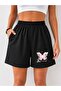 Women's 100% Cotton Daily Use Butterfly Printed Shorts with Pockets
