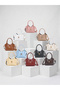 Peggy Women's Handbag and Shoulder Bag with Buckle Detail and Adjustable Strap - 8