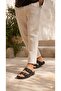 Men's Double Buckle Anatomical Sole Slippers - 3
