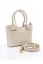 Multi-Compartment Women's Hand and Shoulder Bag with Functional Compartments