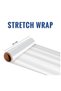 Stretch Film, Shrink Wrap for Pallet Wrap, Industrial Strength Stretch Wrap, Moving Wrapping Plastic Roll Industrial Packaging (100 METER-1ROLL) - 2