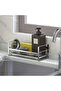 Black Dish Drying Rack With Drawer Sink Drainer Drip Tray Anti Rust Frame Swivel Spout Large Storage Draining Board Removable Cutlery Holder Kitchen Accessories - 6