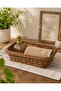 Wicker Look Rattan Bread Basket Plastic Mesh Serving and Presentation Basket (4 Models 2 Color Options) - 4