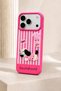 3D Dachshund Dog Figured Striped Silicone Phone Case Compatible with iPhone 17 Pro Max / 18 Pro Max - 5