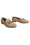 24023025 Y Women's Genuine Leather Tassel Loafer Shoes - 2