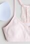 Lace-detail crop top - 2