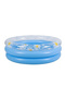 120cm Circular Inflatable 3-Ring Kids Pool, Easy Setup, Multicolour - 7
