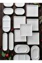 18 piece Porcelain Dinnerware Set, Set for 6, Microwave & Dishwasher Safe, White - 4