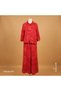 Women's Fish Patterned Bohemian Linen Shirt and Trousers Two-Piece Set - 2