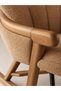 Modern Rocking Chair for Living Room, Bedroom and Office – Comfortable Upholstery, High Backrest with Lumbar Support, Extra Cushion, Solid Wood Legs, Supports up to 159 kg – Brown - 7