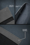 S-Touch 15-16 Inch Nfc-Enabled Silicone-Suede Laptop Bag Waterproof MacBook Case iPad Tablet Handbag - 5