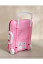 Pink Travel Suitcase DIY Slide Garden Fence Card - 4