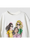 Girls Crew Neck Sweatshirt with Graphic Print - Cotton - Long Sleeves - 3