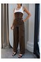 Corsage Detail Blouse Pants Set - 6