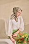 Twill Silk Scarf Chain Cream - 2