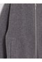 Vizyon New Season Gray College Collar Girls' Cashmere Jacket - 6