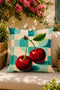 Retro Pop Art Digital Printed Decorative Throw Pillow Cover Modern Living Room Balcony Garden Pillowcase Zippered (Double Sided) - 5