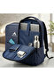 Protected Notebook Backpack with Navy Blue Interior Compartments for Office Home Office Computer - 2