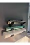 3-Pack Kitchen Roll Holder Stretch Film Aluminum Foil and Baking Paper Organizer In-Cabinet Hanger Black - 4