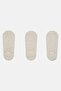 Kids Boy 3 Pairs Heather Crew Socks, Grey - 4