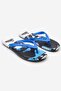 Men Blockbuster Flip Flop Slippers, Black and Blue