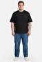 Men Crew Neck Short Sleeve Embroidered Logo T-Shirt, Black - 2