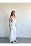 Saten Dantelli Elbise - 6