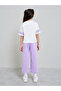 Girls Printed Short Sleeves T-Shirt And Contrast Jogger Set - 5