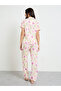 Tulip Piped Pocket Ss Shirt & Pj Set - 6