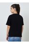 Teen Girls Black Powerpuff Girls Oversized T-Shirt - 5