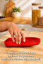 Mys34005-2 Silicone 3-Compartment Non-Slip Baby Food Plate Red 14*21cm - 2