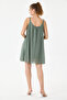 Khaki Italian Lace Short Dress with Straps, Sizes 40 - 44 - 5