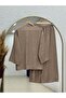 Vinmora Side-Tie Kimono and Strawberry Trousers Set As478-Ek544 Milk Coffee - 8