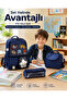 Children's 3-Piece School Bag Set, 6-Compartment Backpack, Thermal Lunch Bag and Pencil Case - 4