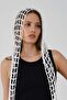 Sequin Detailed Wide Hole Summer Knitted Beanie Y8251 White