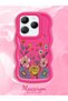Infinix Hot 40 Compatible Case Camera Protector Red Silicone Couple Phone Case Floral Pattern - 2