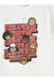 تي شيرت NEVAVM للأولاد بياقة بيضاوية وطباعة Stranger Things - 5