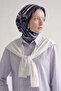 Indigo Loop Pattern Marvella Scarf