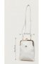 Crossbody Phone and Shoulder Bag with Gold Detail and Lock Clip - 3